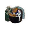 Image 1 : A WDI Exclusive Belle & Beast Doom Buggy Pin.