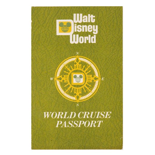A Souvenir Walt Disney World - World Cruise Passport.