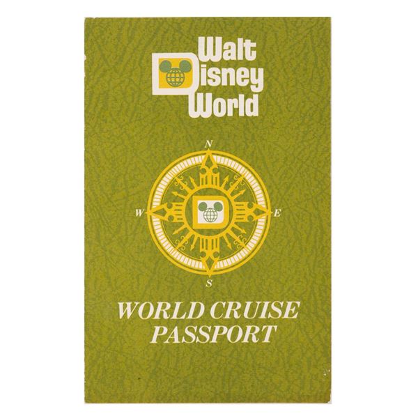 A Souvenir Walt Disney World - World Cruise Passport.