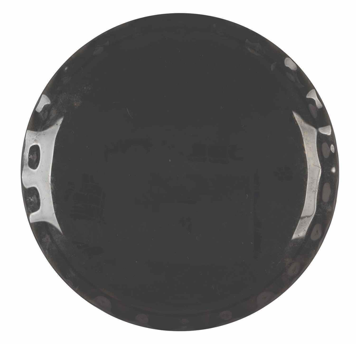 A Walt Disney World Adventureland Glass Coaster. Van Eaton Galleries