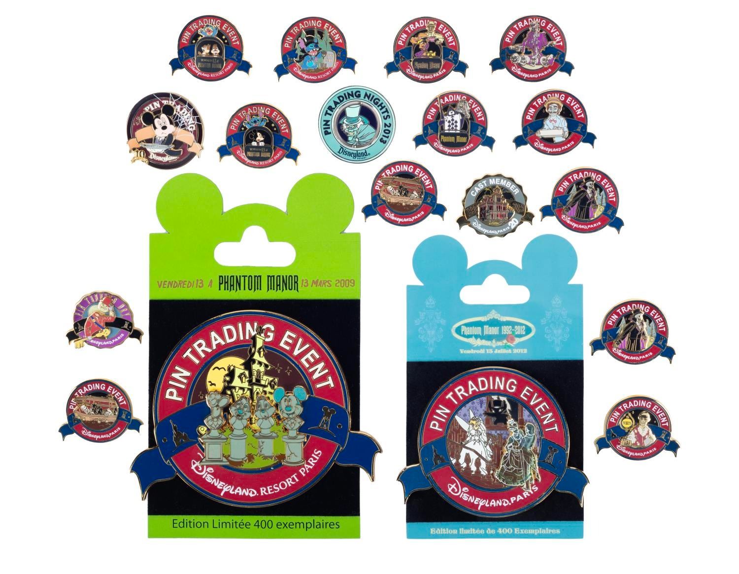 A Collection of (18) Pin Trading Event Pins.