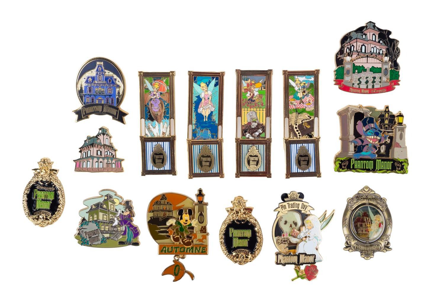 A Set of (14) Disneyland Paris Phantom Manor Pins. - Van Eaton Galleries