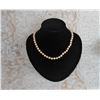 Image 1 : Faux pearl necklace choker length 39.3 g