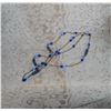 Image 2 : Opera Length faceted glass bead necklace   1920's?