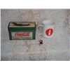 Image 1 : Coke Collectibles  Pin  Tin  & Mug