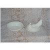 Image 2 : Vintage Milk Glass Hen on Nest