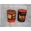 Image 2 : Pair Vintage Coffee Cans  Brim  Boyd's Pre French Pre Metric