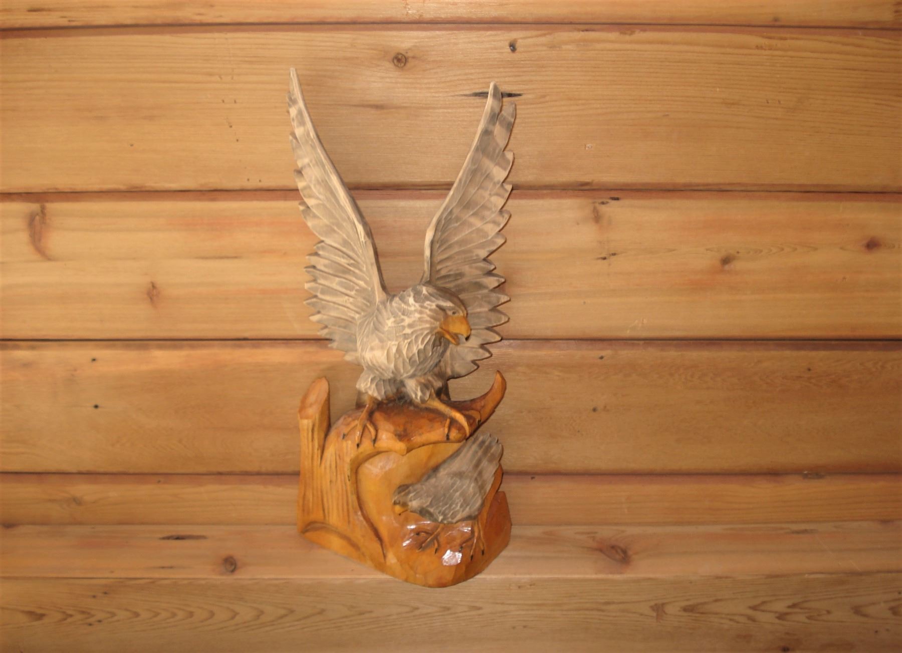 Carved Wood Eagle
