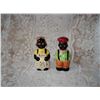 Image 1 : Black Americana vintage Salt and Pepper Shakers