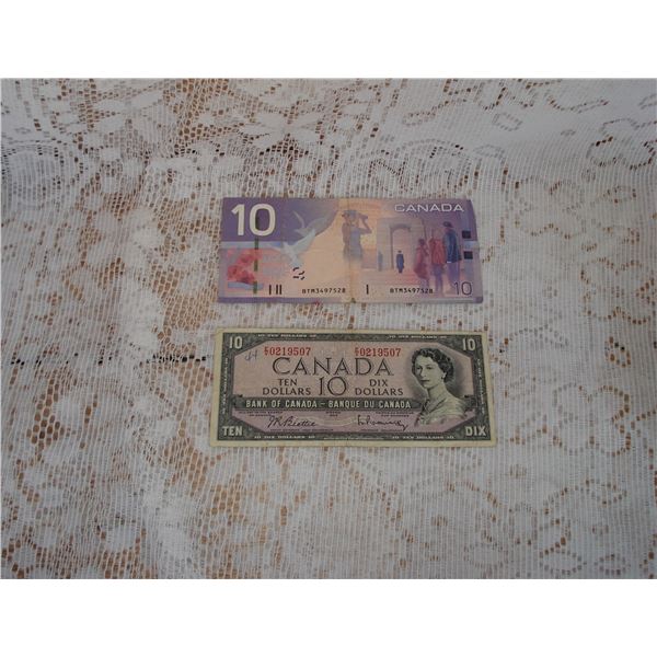 Pair Paper 10 00 Bills