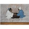 Image 2 : Ceramic Figurine Asian Gentlemen Playing Board Game