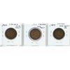 Image 2 : Lot of 3 Canada Large Cents:  1904, 1905, 1906