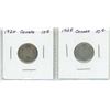 Image 2 : Lot of 2 Canada 10¢:  1920 & 1928