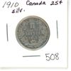 Image 1 : 1910 Canada 25¢