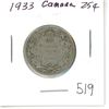 Image 1 : 1933 Canada 25¢