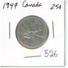 Image 1 : 1947 Canada 25¢