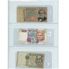Image 1 : Lot of 3 Italy 1000 Lire notes:  1969, 1982, 1990