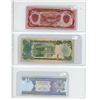 Image 1 : Lot of 3 Afghanistan notes:  100, 500 & 2 Afghanis
