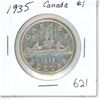 Image 1 : 1935 Canada Silver Dollar