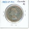 Image 2 : 1953 SF SWL Canada Silver Dollar