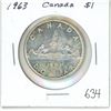 Image 1 : 1963 Canada Silver Dollar