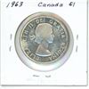 Image 2 : 1963 Canada Silver Dollar