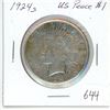 Image 1 : 1924s USA Peace Silver Dollar