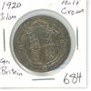 Image 1 : 1920 Britain Silver Half-Crown