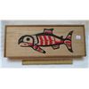 Image 1 : Handpainted Northwest Coast cedar box 18 1/2 x 17 1/2