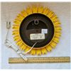 Image 2 : Mid Century Modern "Posey" Flower electric wall clock GWO