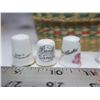 Image 4 : 847. Lot of porcelain thimbles made in England
