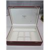 Image 1 : 853. Cartier jewellery box, faux red leather, gold trim, series COT80023