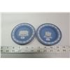 Image 1 : 864.  Wedgewood decorative plates 4 ½”, Cowich Hall and City of London