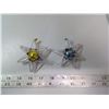 Image 1 : 907. Glass beaded stars from Czechoslovakia (2)