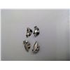 919. Two pair of clip earrings marked Sherman