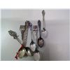 Image 2 : 934.  Lot of assorted sterling silver spoons, about 65 grams