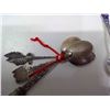 Image 3 : 934.  Lot of assorted sterling silver spoons, about 65 grams