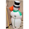 Image 3 : Snowman blow mould, over 36” tall.