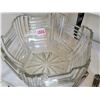 Image 3 : Art deco mid century salad bowls with silver utensils.