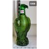 Image 1 : Green glass eagle bottle.
