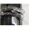 Image 4 : 18 karat Black Oceanic wrapped blown glass vase.