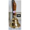 Image 1 : Brass, handheld school bell.