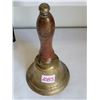 Image 3 : Vintage brass handheld school bell & pegasus bell.