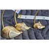 Image 4 : 3 brass ,vintage mice.