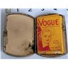 Image 7 : Vintage tin, advertising matchbox & cigarette rolling case with vogue papers.