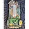 Image 2 : John Deere collector group. New thermometer, Boot & metal garden tractor.