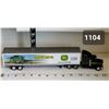 Image 1 : Ertl Metal John Deere semi truck & trailer.