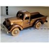 Image 7 : 2 wood model trucks.