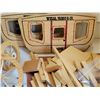 Image 4 : Vintage model stage coach kit. Complete.