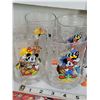 Image 2 : Disney Mickey & Minnie collectables. 2000 glasses, mug, etched mug & more.